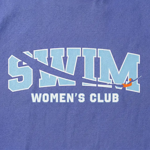 Swim Team Wave Graphic PR Crewneck