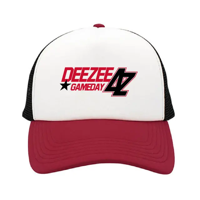 Delta Zeta Bold Star Text Game Day Hat 2