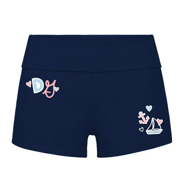Delta Gamma Nautical Anchor Illustration PR Shorts 2