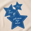 Sigma Delta Tau Denim Stars Stitched Patch PR Hoodie