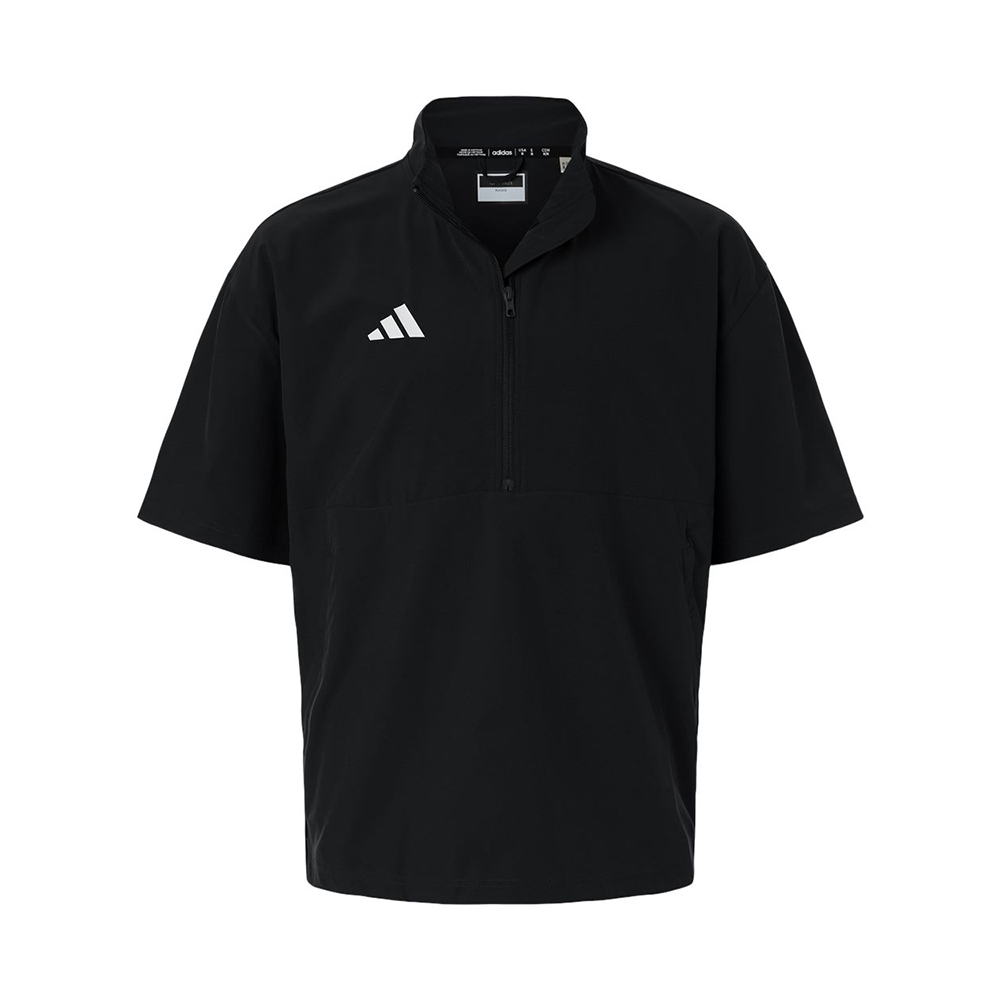 Adidas Men's Short Sleeve Quarter-Zip Pullover | Fresh Prints