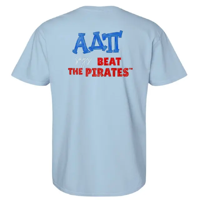 Alpha Delta Pi Bold Block Lettering Game Day Shirt 2