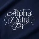 Alpha Delta Pi Flowing Script PR Shirt