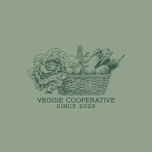 Veggie Cooperative Basket Illustration PR Shirt