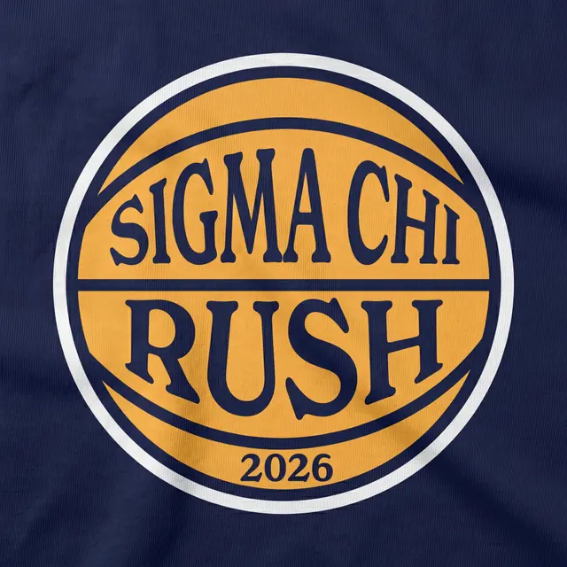 Sigma Chi Circular Logo Rush Crewneck