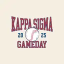 Kappa Sigma Baseball Graphic Game Day Hoodie