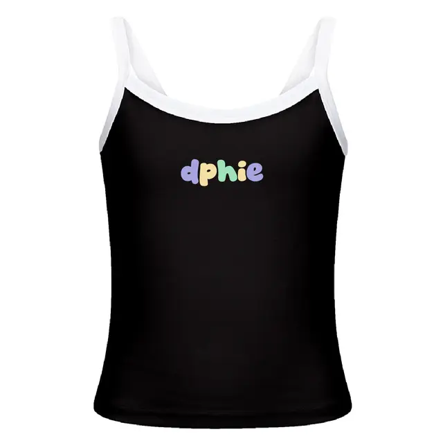 Delta Phi Epsilon Pastel Bubbly Lettering PR Tank 2
