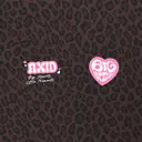 Alpha Xi Delta Pink Heart Leopard Pattern Big Little Reveal Hoodie