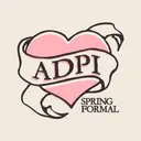 Alpha Delta Pi Heart Illustration Semi Formal Sweater