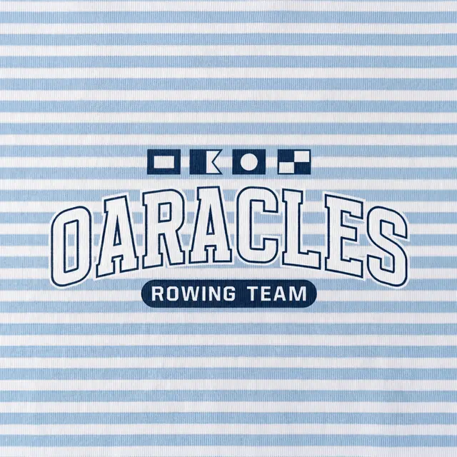 Rowing Team Striped Typography PR Crewneck
