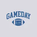 Sigma Delta Tau Football Graphic Game Day Tank