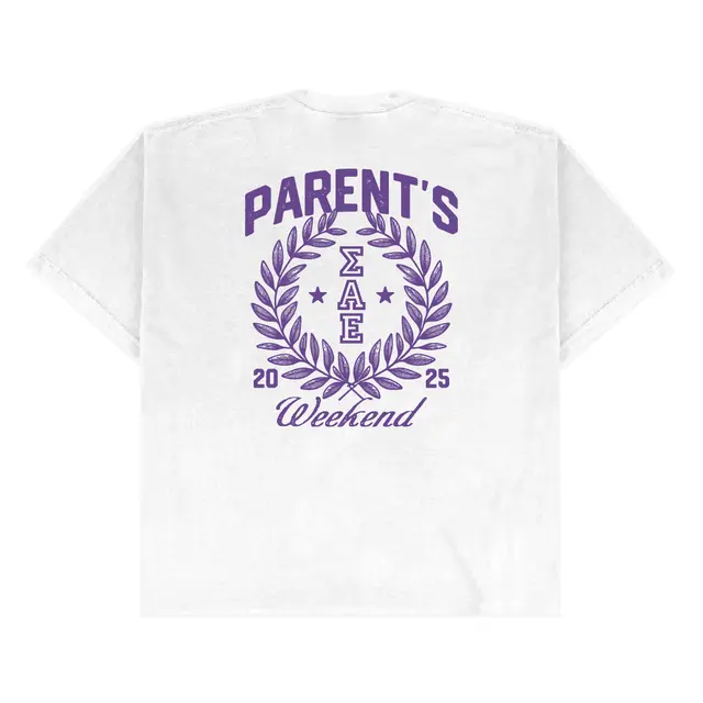 Sigma Alpha Epsilon Laurel Wreath Parent's Weekend Shirt-2