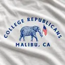 College Republicans Elephant Illustration PR Crewneck