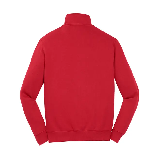 Sport-Tek 1/4-Zip Sweatshirt True Red Back