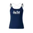 Sigma Delta Tau Striped Text PR Tanks 2
