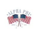 Alpha Phi Double Flag Patriotic PR Tank