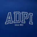 Alpha Delta Pi Polka Dot Block Lettering Rush Tank