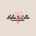 Alpha Xi Delta Heart Graphic Parents Weekend Shirt