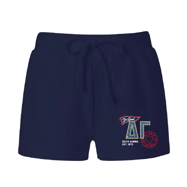 Delta Gamma Denim Inspired PR Shorts 2