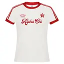 Alpha Chi Omega Bold Script with Star Big Little Reveal Shirt 2