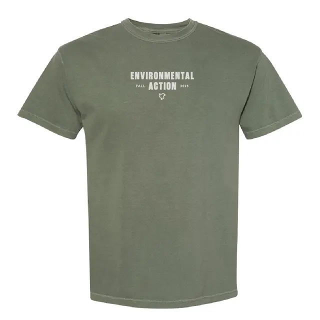 Environmental Action Club Bold Block Text PR Shirt 2