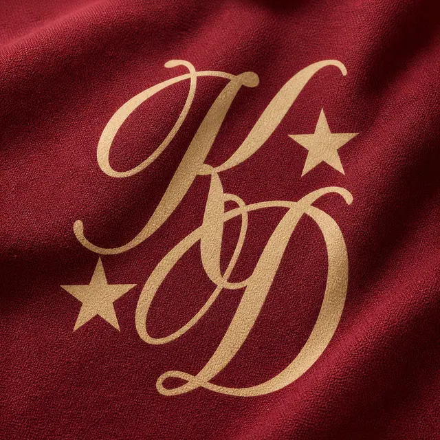 Kappa Delta Flowing Script Star PR Shorts