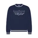 Women's Volleyball Broken Lines Bow Accent Text PR Crewneck 2