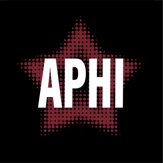 Alpha Phi Star Graphic with Polka Dots PR Shirt