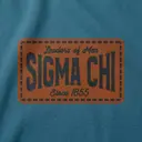 Sigma Chi Bold Leather Patch Text PR Hoodie