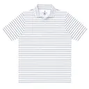 Fairway & Greene Fairway and Greene Men's Faxon Stripe Polo White Front