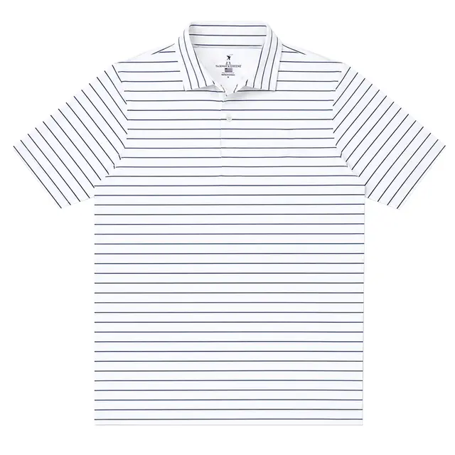 Fairway & Greene Fairway and Greene Men's Faxon Stripe Polo White Front