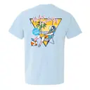 Alpha Epsilon Pi Chill Beach Scene Graduation Shirt 2
