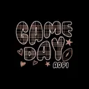 Alpha Delta Pi Plaid Text Game Day Hoodie