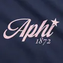 Alpha Phi Simple Pink Alpha Phi Typography And Star Design for Sorority 