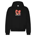 Zeta Beta Tau Bold Text and Heart Date Party Hoodie 2
