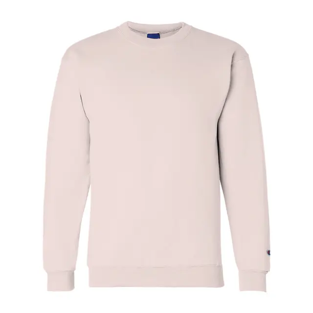 Champion Adult Powerblend® Crewneck Sweatshirt s600 Body Blush Front