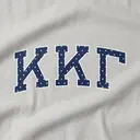 Kappa Kappa Gamma Arched Greek Texts with Polka Dot Pattern PR Sweater