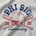 Phi Sigma Kappa Baseball Bat Design Game Day Sweater