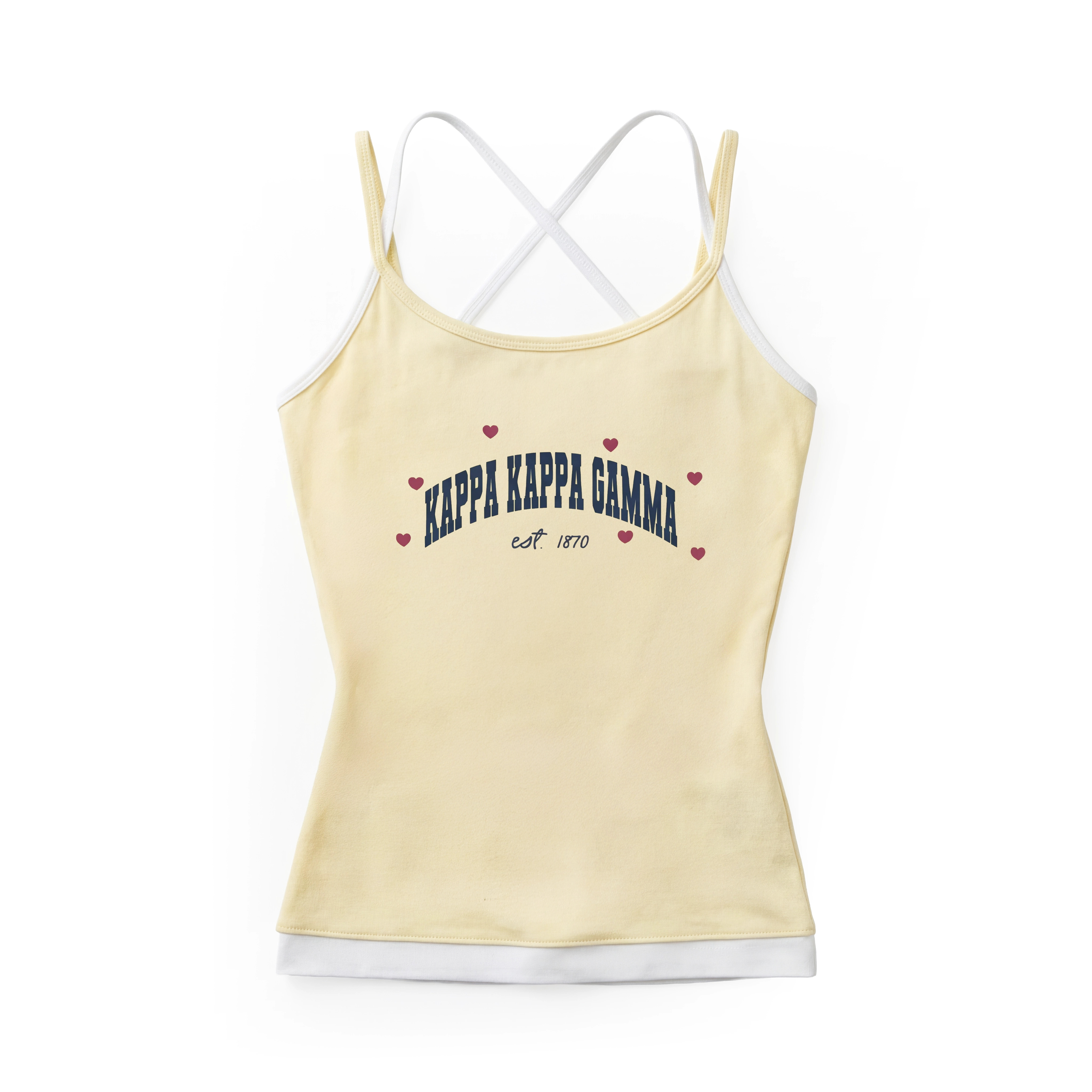Campus Layered Tank custom Kappa Kappa Gamma merch