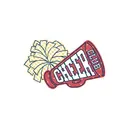Cheer Club Megaphone and Pom Pom PR Hoodie