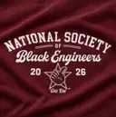 National Society of Black Engineers Stacked Serif Text PR Sweater