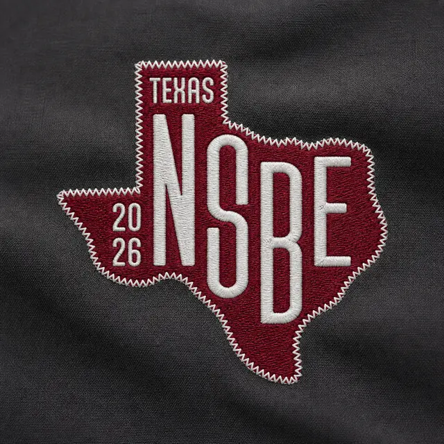 National Society of Black Engineers Texas Outline Graphic PR Shirt