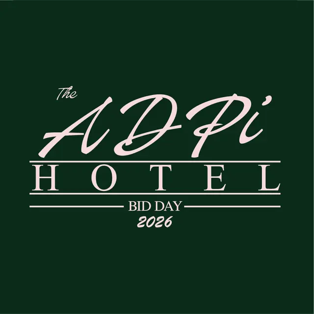 Alpha Delta Pi Hotel Style Rush & Bid Tank