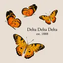 Delta Delta Delta Vibrant Butterfly PR Shirt