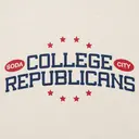 College Republicans Circular Stars Text PR Crewneck