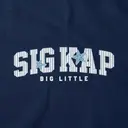 Sigma Kappa Striped Lettering Big Little Tank