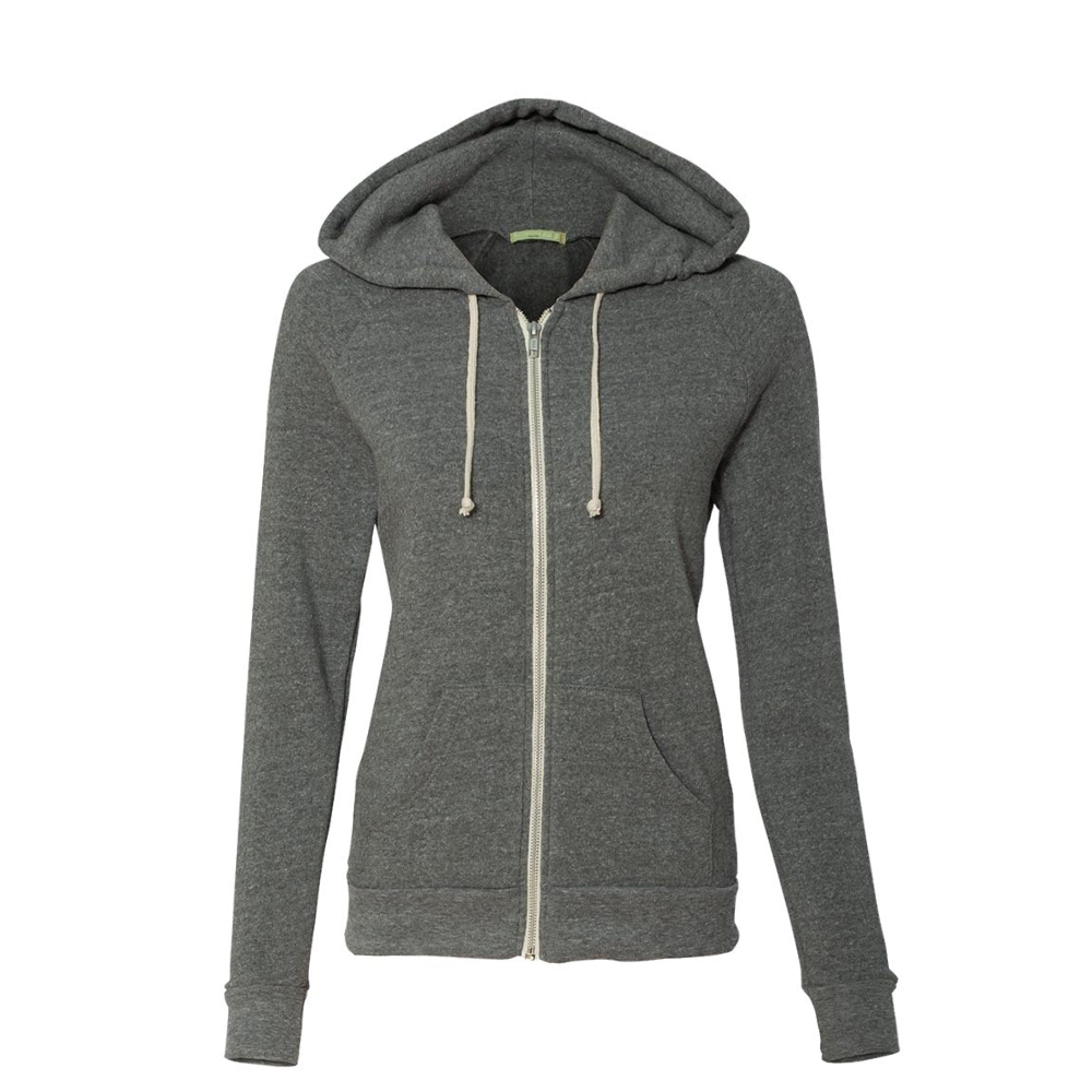 Alternative Women's Adrian Eco-Fleece Full-Zip Hooded Sweatshirt