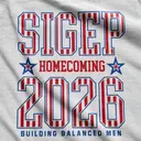 Sigma Phi Epsilon Striped Lettering Homecoming Sweater