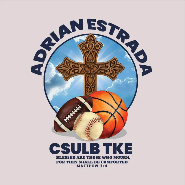 Tau Kappa Epsilon Cross and Sports Balls PR Shirt