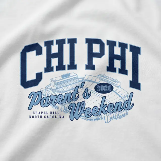Chi Phi Block Lettering Parent's Weekend Crewneck